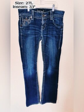 BKE Big Star Sophie Women’s Dark Blue Boot-Cut Jeans